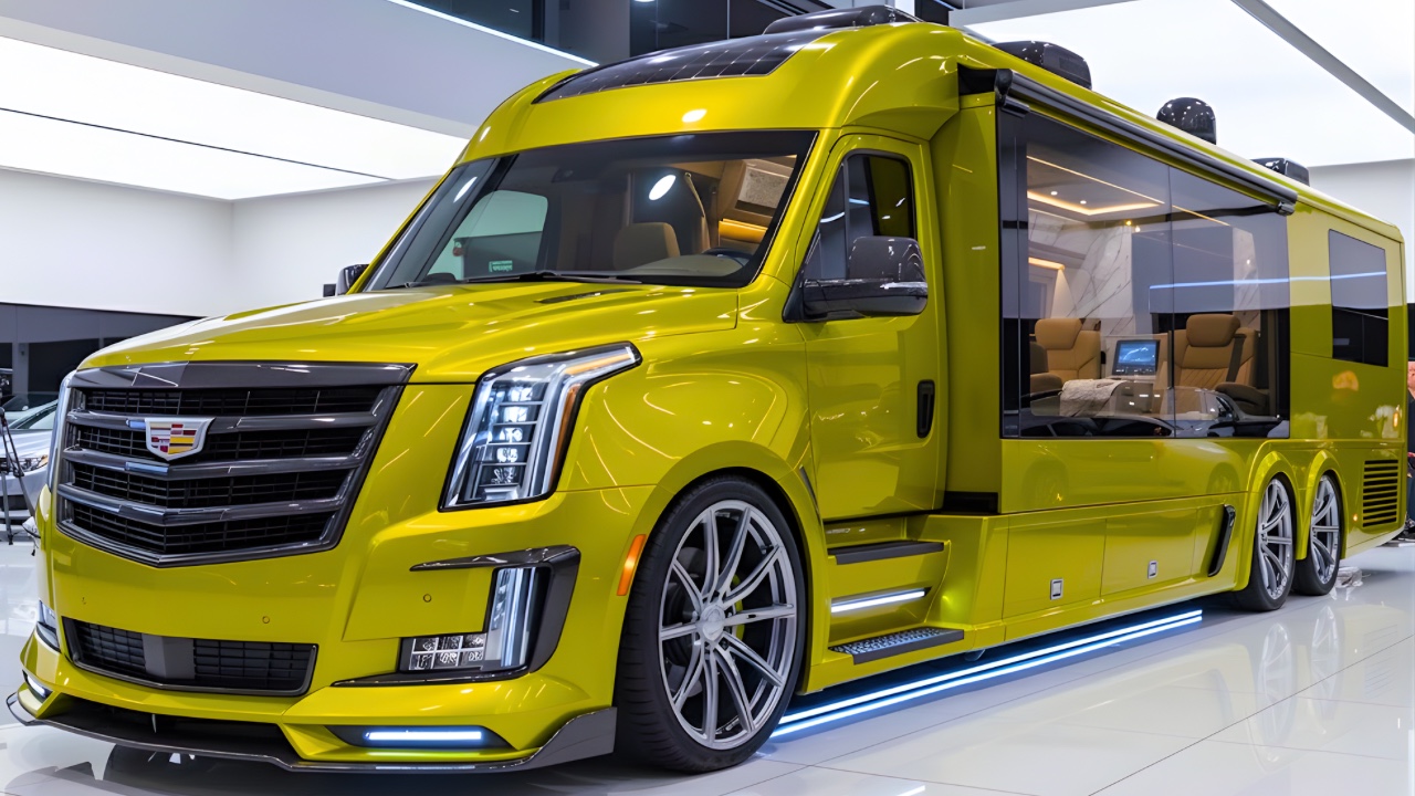 Meet the 2026 Cadillac Motorhome: A Luxury Touring Coach with Signature Design and Smart Travel Tech